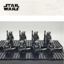 (8PCS Heavy Mandalorians B) Star Wars Clone Troopers Minifigures Kid Toys Gift Fit Lego
