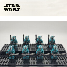 (8PCS Heavy Mandalorians E) Star Wars Clone Troopers Minifigures Kid Toys Gift Fit Lego