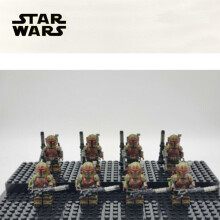 (8PCS Heavy Mandalorians F) Star Wars Clone Troopers Minifigures Kid Toys Gift Fit Lego