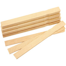 CraftySticks - 30 cm Paletas de Madeira para Misturar Tinta, 20 Unidades, Marcadores de Jardim, Suprimento de Artesanato