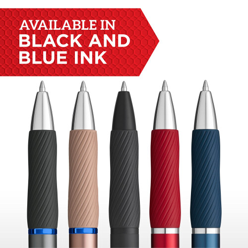 Sharpie SHARPIE S-Gel, Στυλό Gel, Μεταλλικό Σώμα, Gunmetal, Μέτριο Πιρούνι (0.7mm), Μαύρο Μελάνι, 4 Τεμάχια 1
