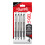 Sharpie SHARPIE S-Gel, Στυλό Gel, Μεταλλικό Σώμα, Gunmetal, Μέτριο Πιρούνι (0.7mm), Μαύρο Μελάνι, 4 Τεμάχια 1