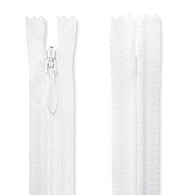 5 inci invizibil cu fermoar alb nu separat - #2 5 """" Ziprica cu fermoar cu fermoar alb me?teri pentru cusut pantalon/fusta/rochie/geanta/textile