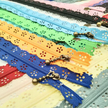 Acice lynlåse 40stk/parti blonder lukket ende lynlåse nylon til pungposer DIY sy kjole skrædder håndværk seng tilfældig farve (8 tommer)