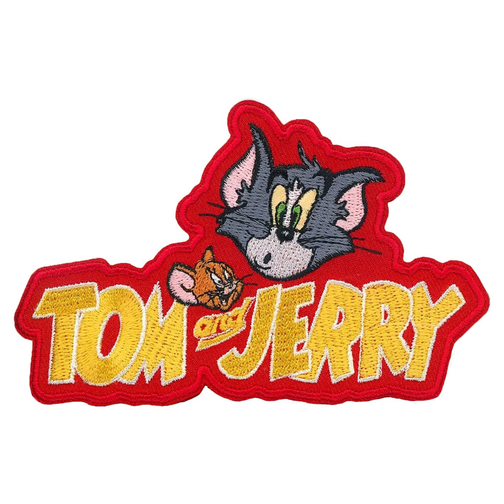 C&D Visionary Tom & Jerry Logo Patch Rood Geel-image