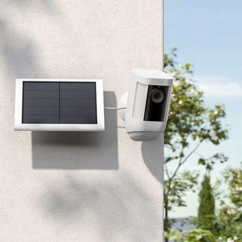 (White) Ring Solar Panel (2nd Generation) (USB-C) for Spotlight Cam Plus, Spotlight Cam Pro, 4W (White) 2