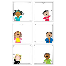 CTP Stick Kids 15,2 cm groe Ausschnitte, Lerndekoration, Akzente fr das Klassenzimmer (Creative Teaching Press 10679)