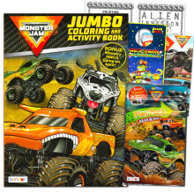 Monster Jam Coloring Book for Kids - Monster Jam Coloring Art Set Bund