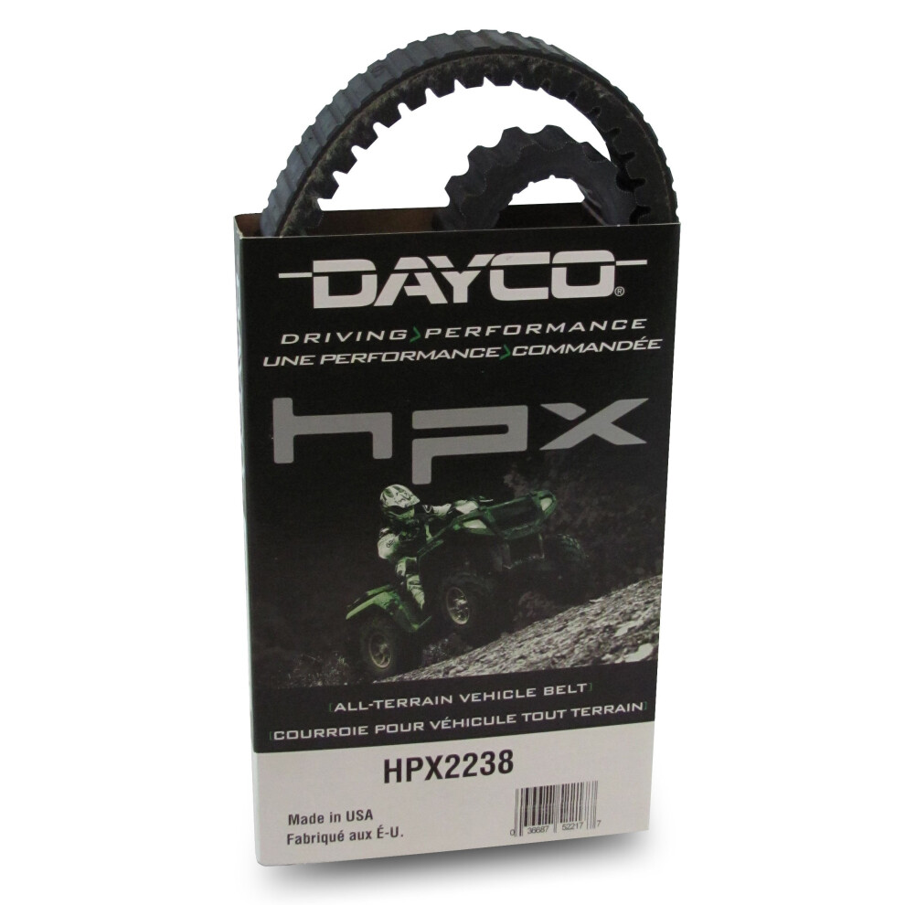 Dayco Hpx2238 Hpx High Performance Extreme Atv/Utv Drive Belt Black 036687522177