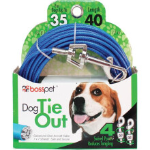 Boss Pet Q234000099 40 ft. Tie-Out Swivel Snap - Case of 24