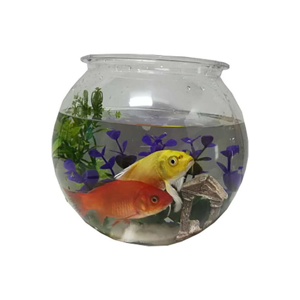 Komodo Reptile 93701 Plastic Round Fish Bowl - 1 gal - Case of 24