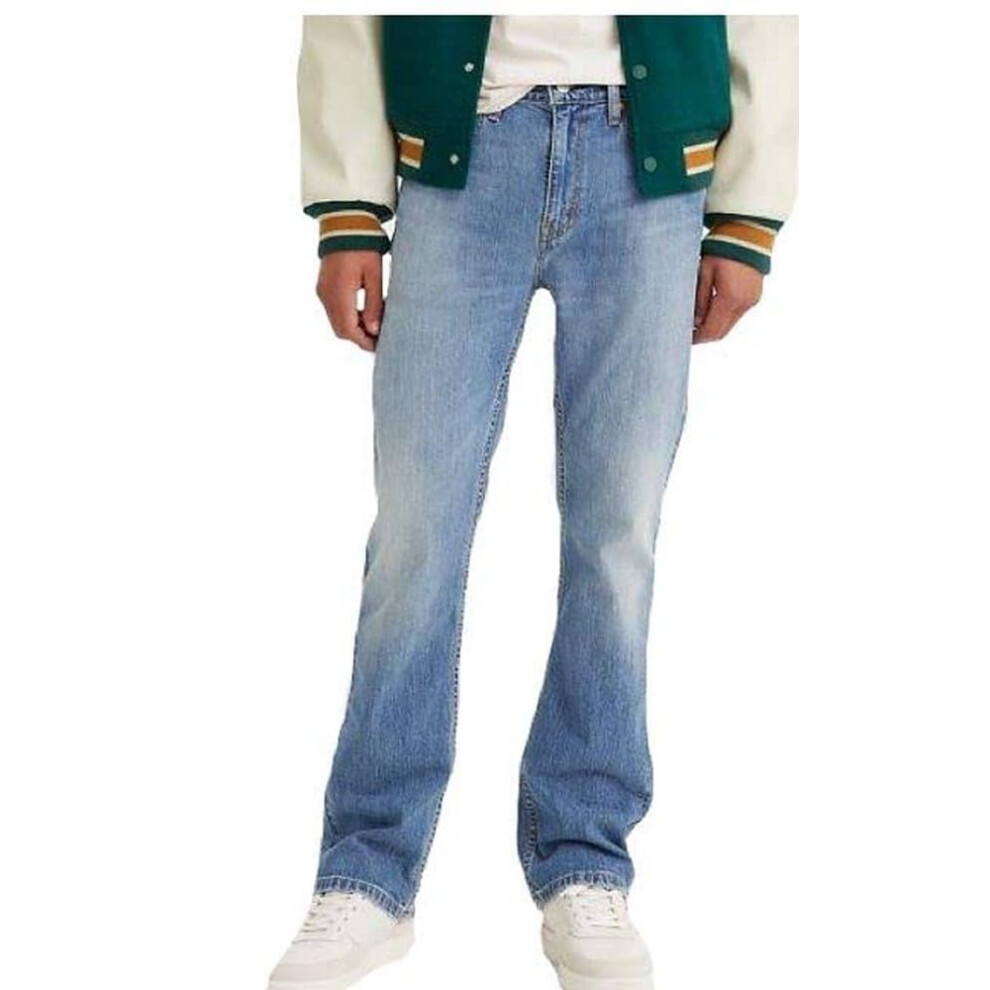 Jean slim bootcut Levi's 527 pour homme, coupe Deep Down Below, 32 l x 30 L