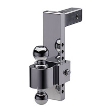 Fastway Flash 42-00-2900 E Series Adjustable Aluminum Ball Mount with 10 Inch Drop 2 Inch Shank and Chrome Plated Balls