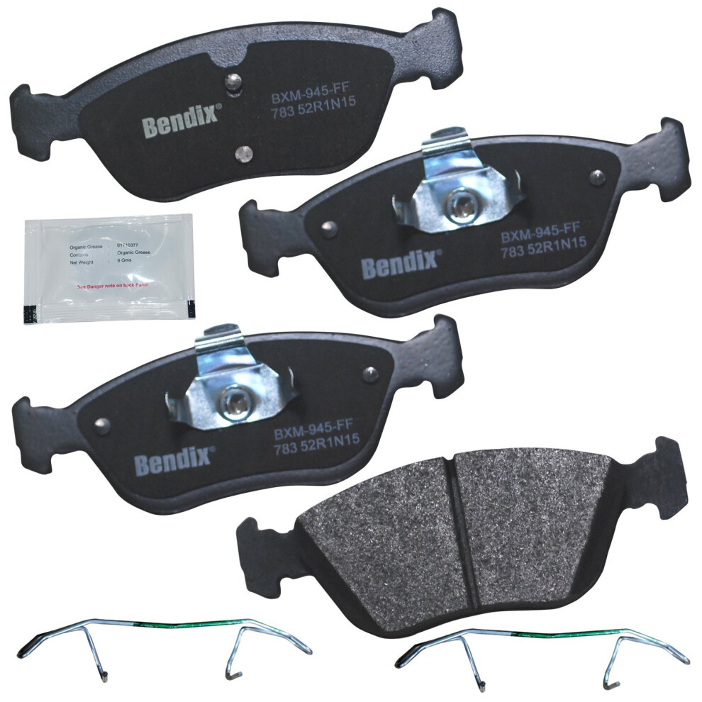 Bendix Priority1 Cfm783 Semi-Metallic Front Brake Pads For Volvo C70 2005-1999 S70 2000-1999 V70 2000-1998 887243240017