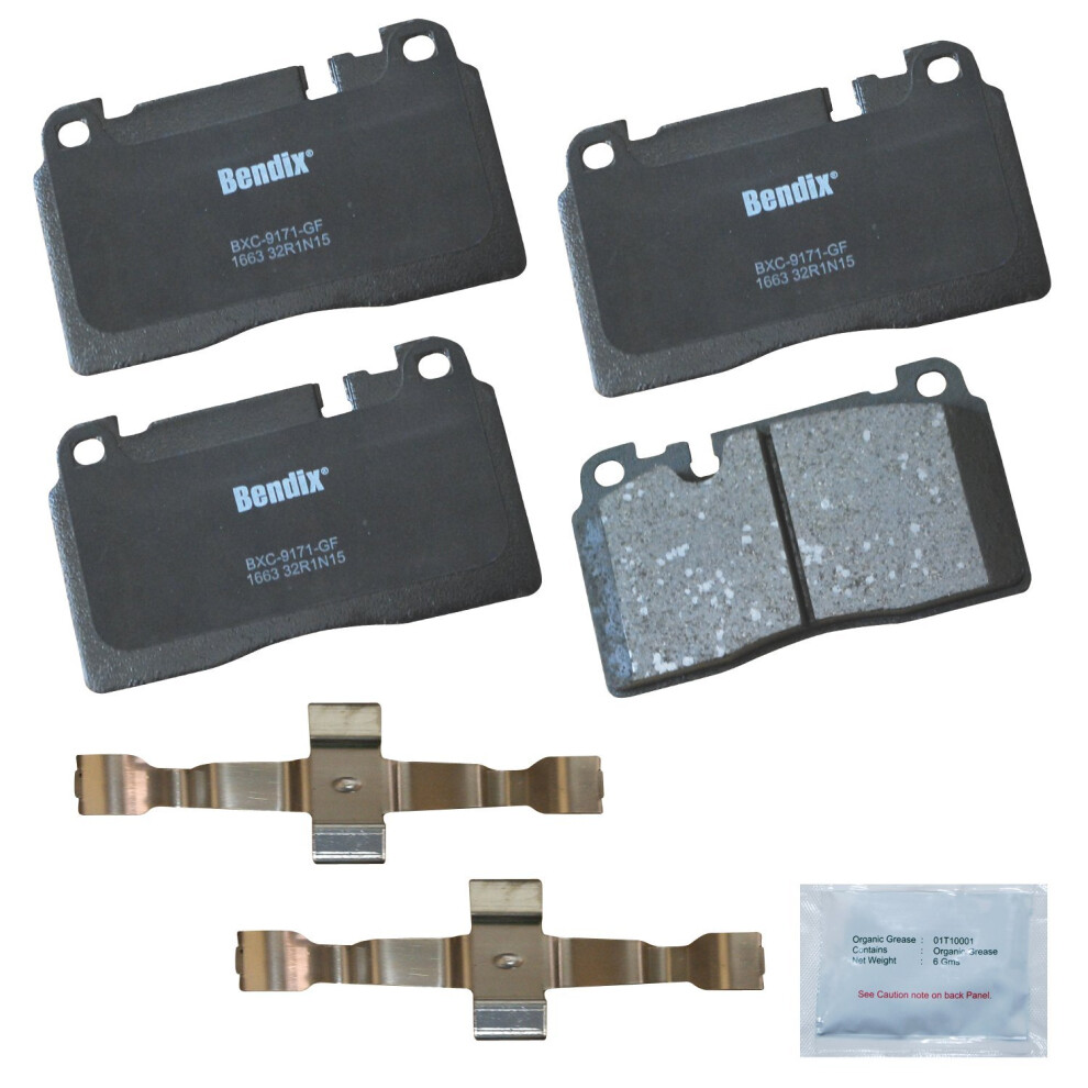 Tricity Bendix Bendix Priority1 Cfc1663 Ceramic Front Brake Pads For Audi A6 2016 Q5 2017-2013