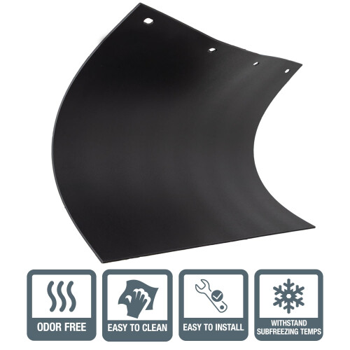 Tepe K?bere Produkter 2 Pack Super Durable Black Polymer Mudflaps 24x24 tommer RC24PPBPKGD 1