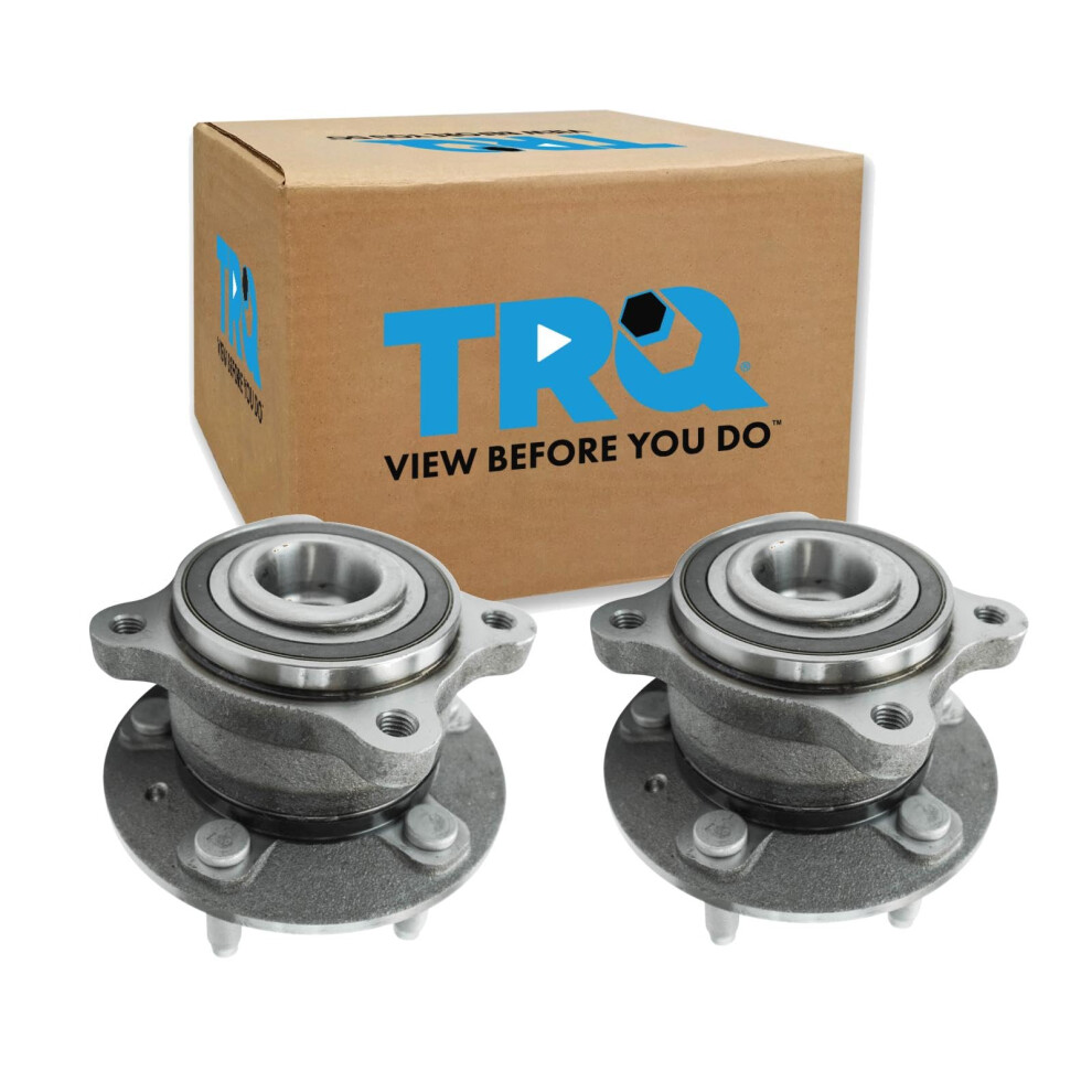 Trq Rear Wheel Hub Bearings Assembly Set Compatible With 2011-2012 Chevrolet Cruze 191213538319