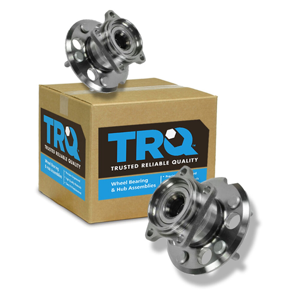 Trq Rear Wheel Hub Bearings Assembly Set Compatible With 2001 Hyundai Xg300 2002-2005 Xg350 191213536353