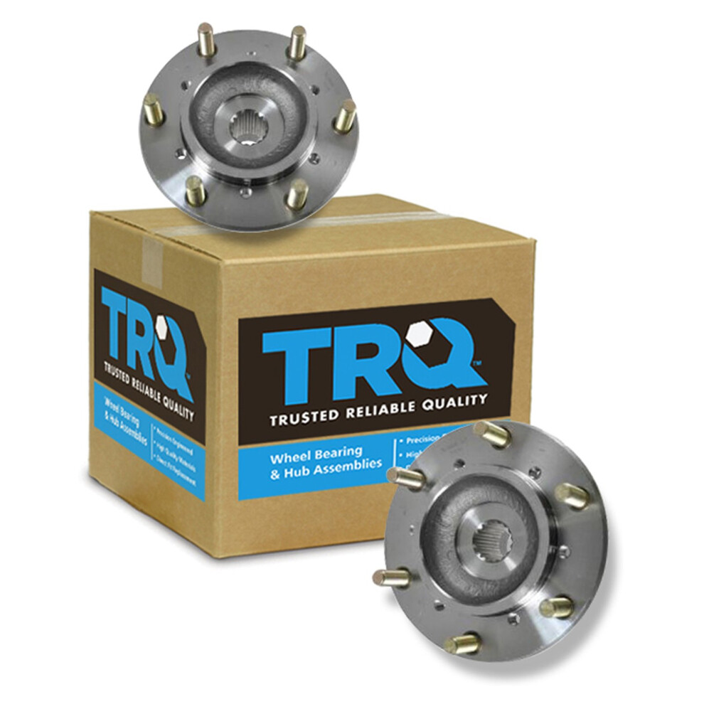 Trq Front Wheel Hub Bearings Assembly Set Compatible With 2002 Honda Passport 2002-2004 Isuzu Axiom Rodeo 2002-2003 Rodeo Sport 191213535875