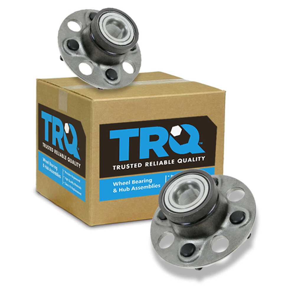 Trq Rear Wheel Hub Bearings Assembly Set Compatible With 2007-2014 Honda Fit 2010-2014 Insight 191213537039