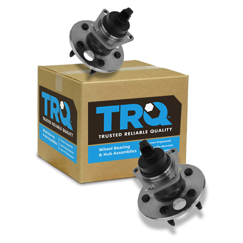 Rear Wheel Hubs & Bearings W/Abs Pair Set For Buick Cadillac Chevy Olds Pontiac 191213533192