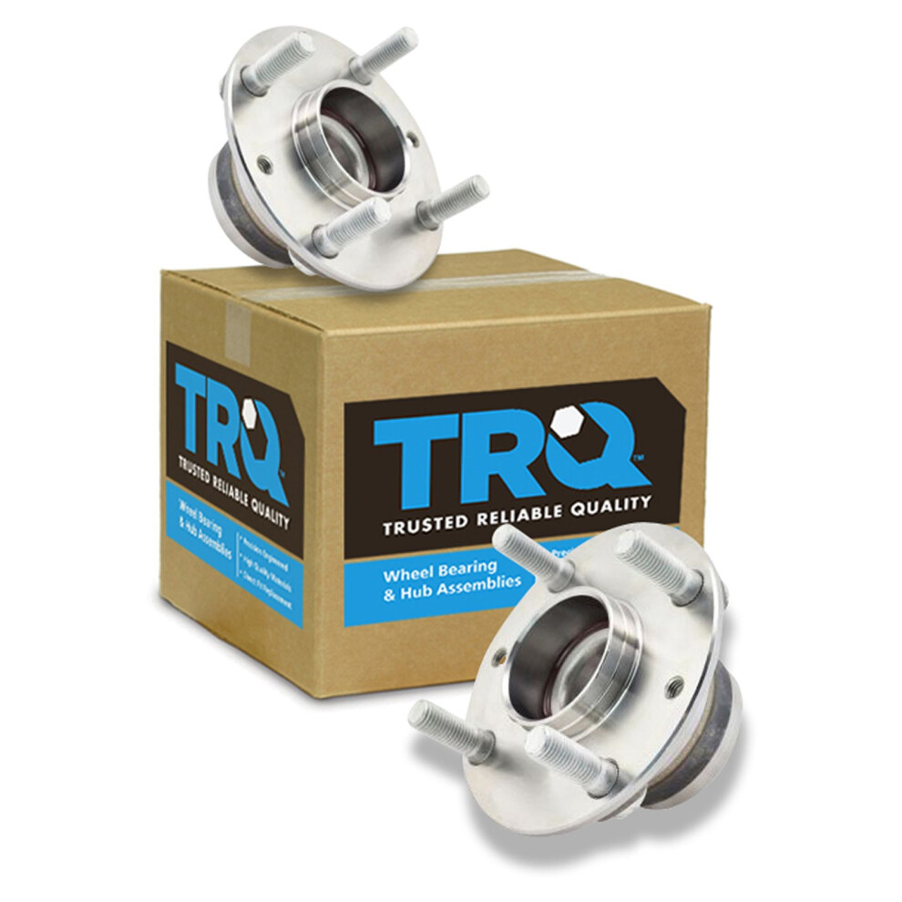 Trq Front Wheel Hub Bearings Assembly Set Compatible With 1990-2005 Mazda Miata 191213533673