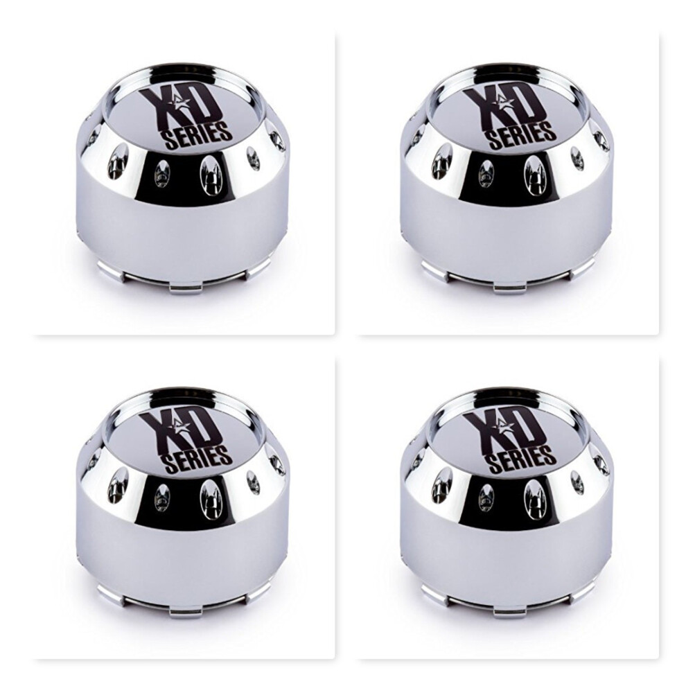 4 Pack Kmc Xd Series 464K106 Chrome Wheel Center Cap 6 Lug 791512691564