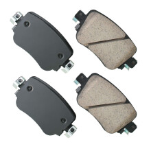 Akebono Brakes  Bremsbelagsatz  berragende Anfangswirksamkeit ohne erforderliche Einfahrzeit. 1 Jahr Garantie (1779 EUR), GRAU