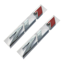 Aimoll ZL1 Camaro Emblem 3D-Abzeichen, Buchstabe, Rckseite (2 Stck, Chrom)