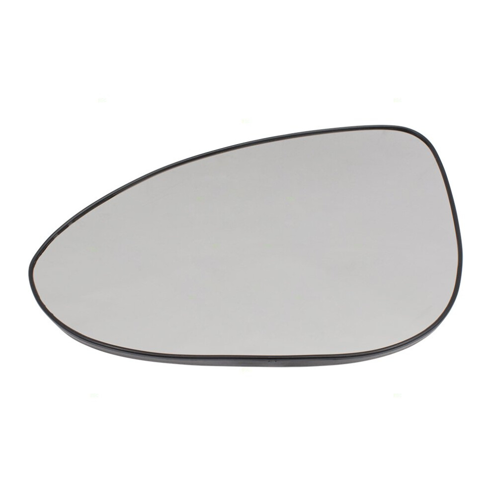 Brock Replacement Driver Side Door Mirror Glass With Base Without Heat 796348287943