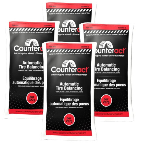 Counteract 8OZ-B4 Κόκκοι Ισορροπίας Ελαστικών - Για Off-Road Οχήματα, Φορτηγά, (4) 8oz Σακούλες