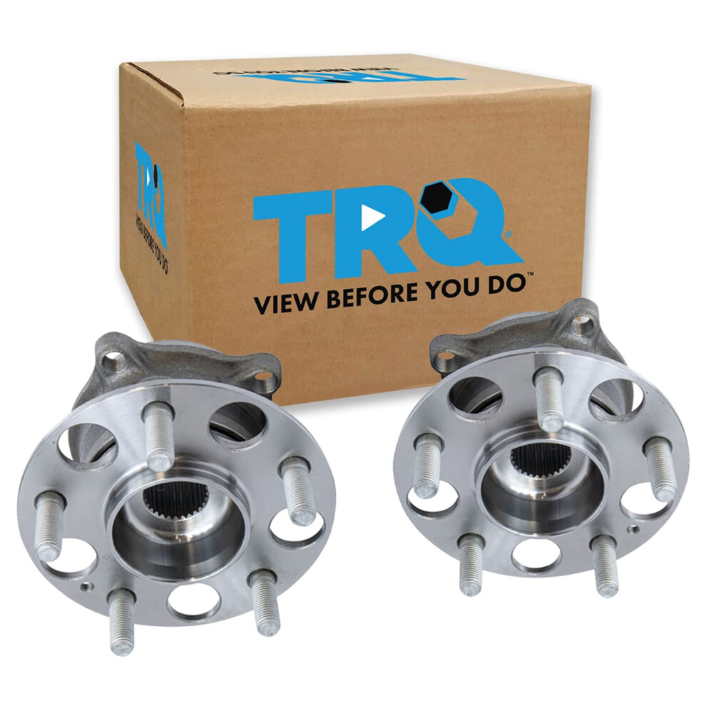 Trq Rear Wheel Hub Bearings Assembly Set Compatible With 2014-2016 Acura Mdx 191213521182
