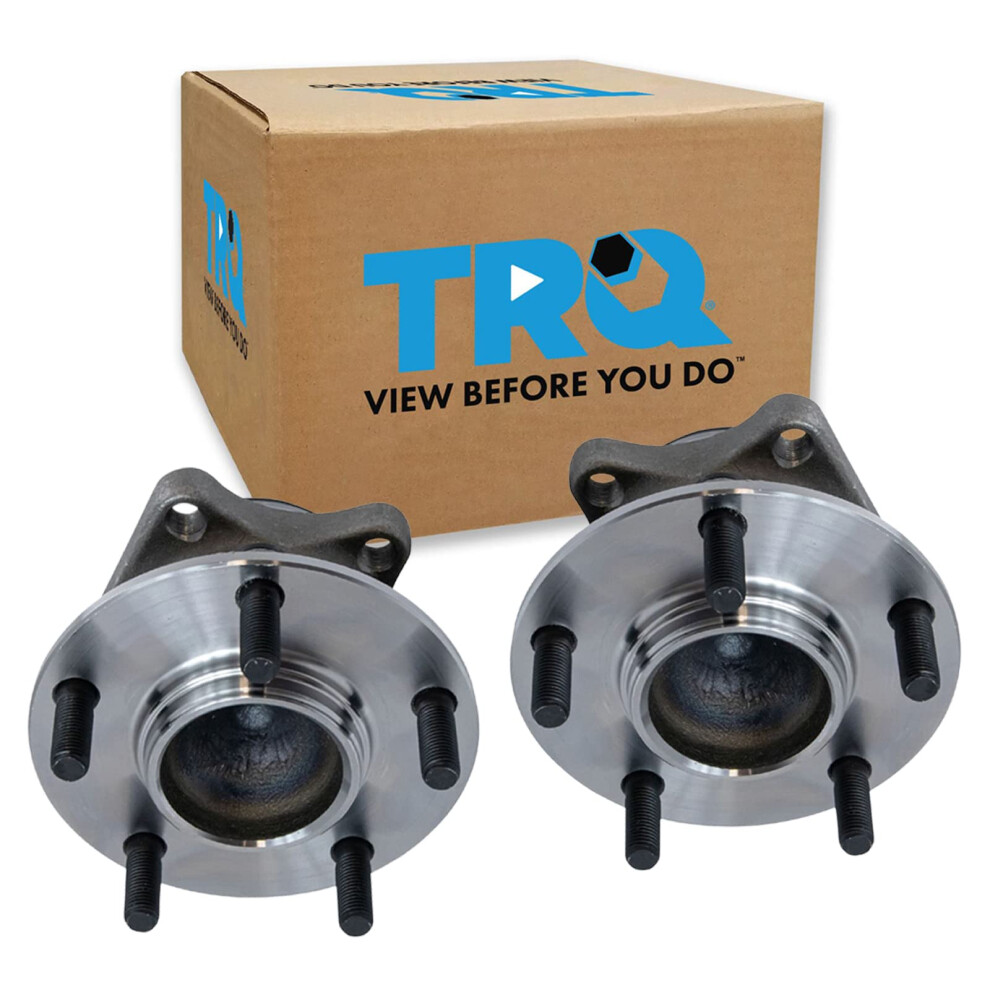 Trq Rear Wheel Hub Bearings Assembly Set Compatible With 2009-2013 Mazda 6 191213096680