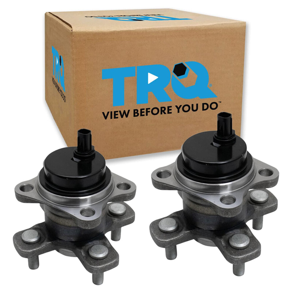 Trq Rear Wheel Hub Bearings Assembly Set Compatible With 2012-2015 Scion Iq 191213520024
