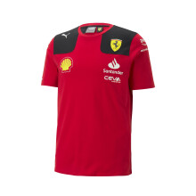 Scuderia Ferrari - 2023 Charles Leclercin Team T-paita - Miehet - Punainen - Koko: 3XL
