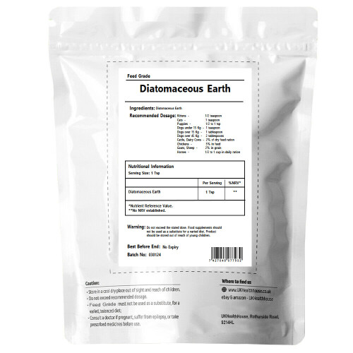 1kg Diatomaceous Earth DE Pest Control Red Mite Powder FEED GRADE 1