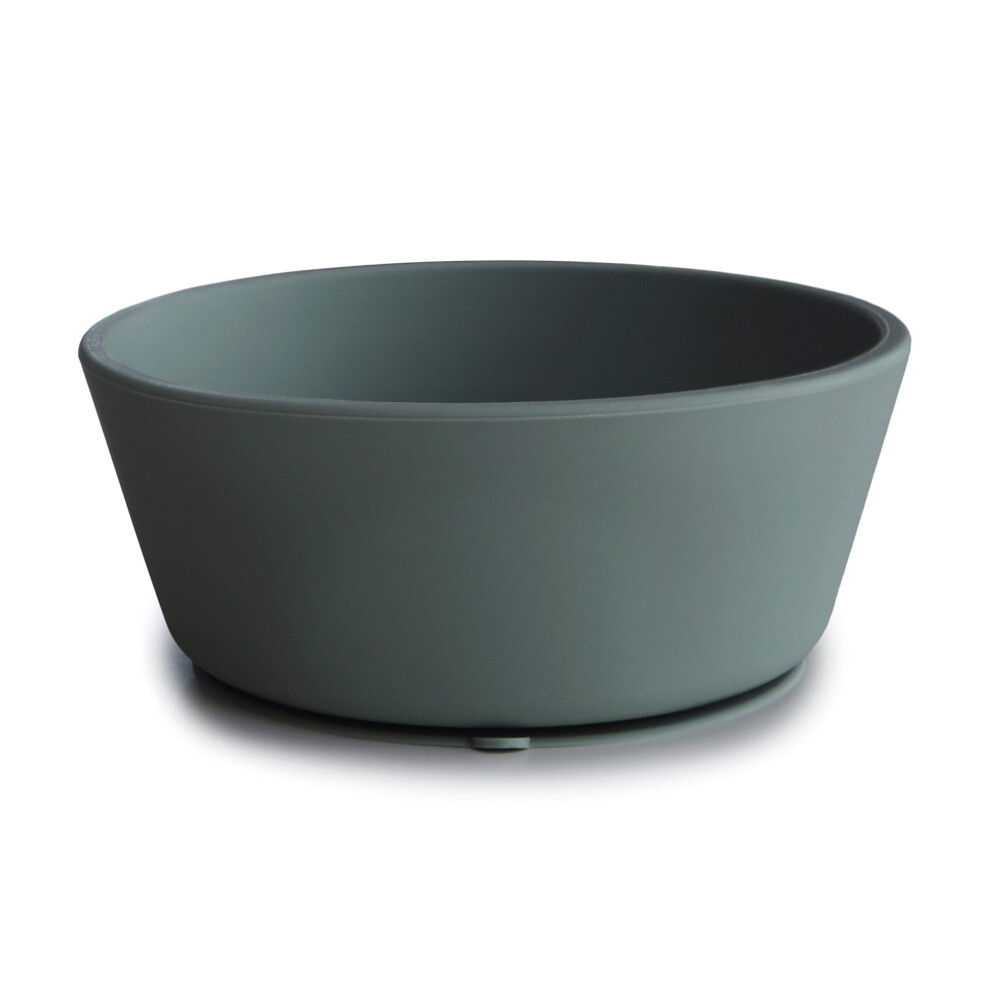 Mushie Silicone Suction Bowl | Bpa-Free Non-Slip Design Dried Thyme Moccioso