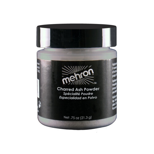 Mehron Makeup Special Effects Powder .75 oz Charred Ash