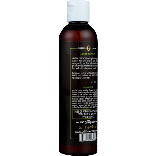Griffin GRIFFIN REMEDY Volumizing Shampoo, 8 OZ 1