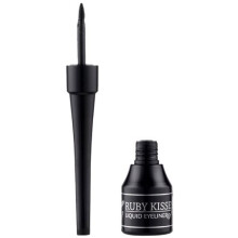 Ruby Kisses klassischer flssiger Eyeliner, wischfestes, langanhaltendes Augen-Make-up mit Filzstift-Applikator (1 Packung Schokolade)