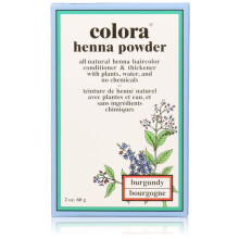 Colora Henna w proszku Farba do włosów Burgund 2 uncje (2 opakowania)
