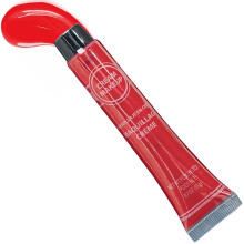 Röd Kräm Makeup Tube - 0,7 oz. (Pack om 1) - Levande Färg & Pigmenterad Perfekt för Festliga & Kreativa Utseenden