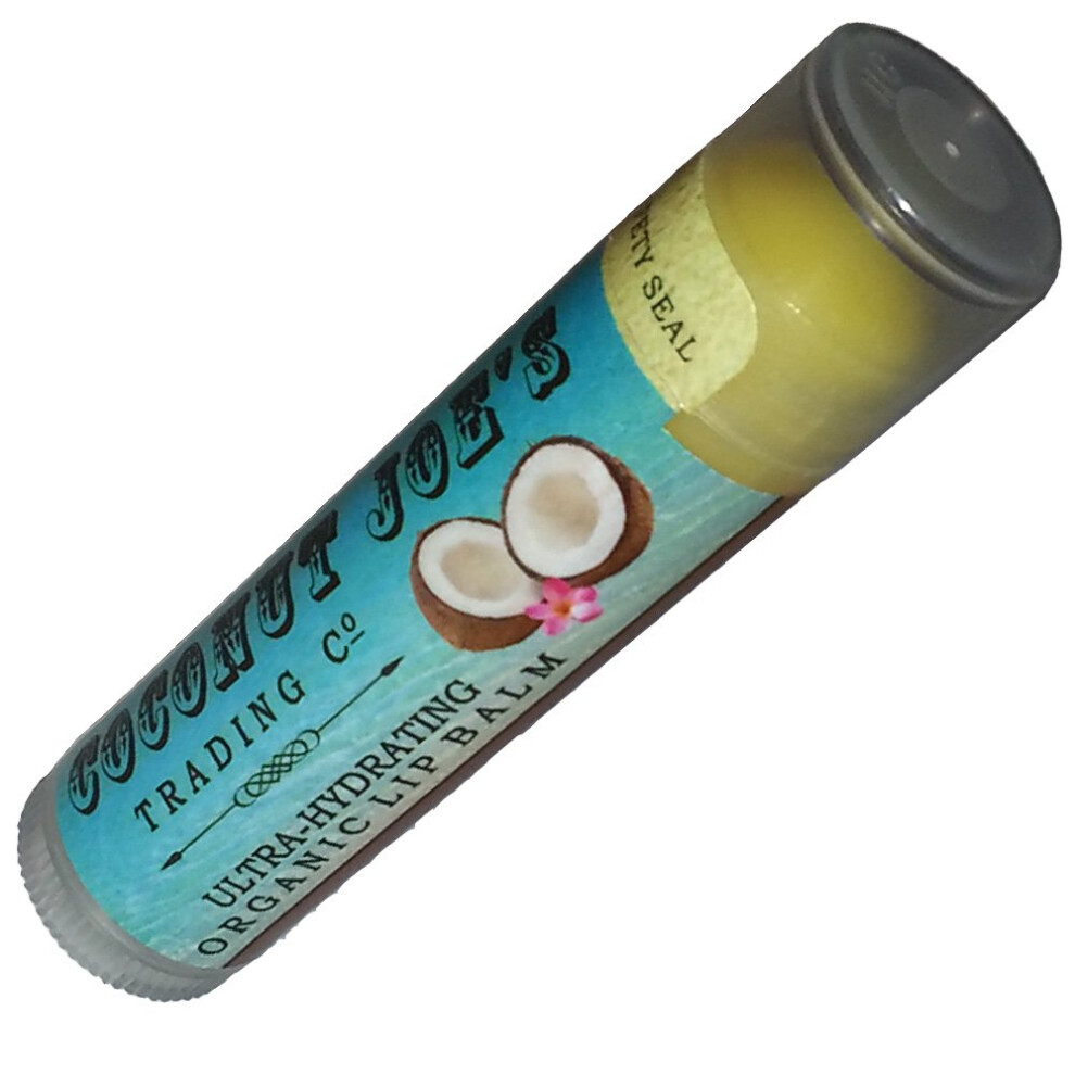 Joe-&-Joe Coconut Joe's Trading Co. Organic Lip Balm Coconut Delight 0.15 Ounce Tube