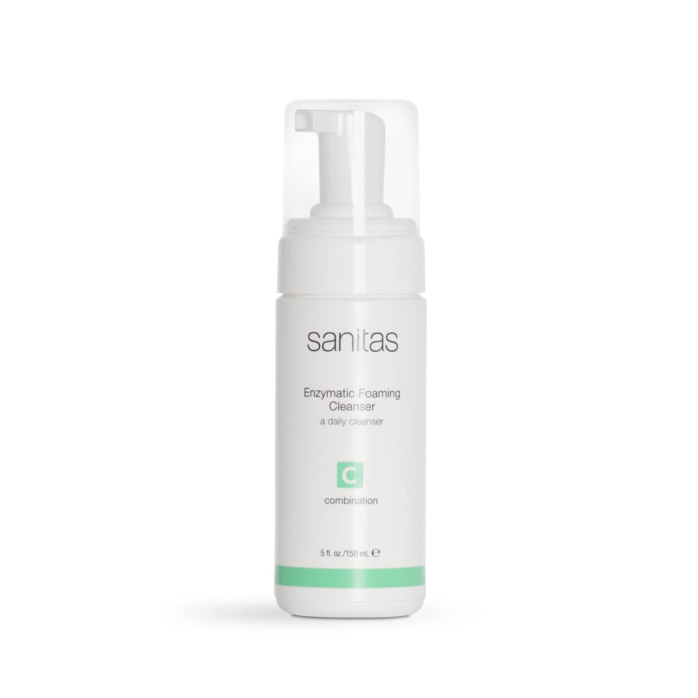 Nettoyant moussant enzymatique Sanitas Skincare Nettoyant affinant les pores Enzymes de fruits 5 onces
