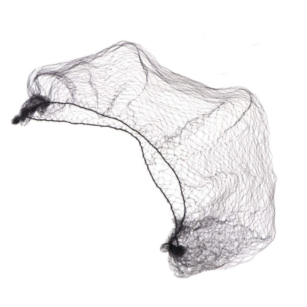 Tinksky 100Pcs Hair Nets Invisible Elastic Edge Mesh Dress-Up Accessories (Black)