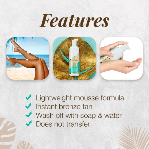 Body Drench Quick Tan Αυτοκόλλητο Μαυρίσματος - 24 Ώρες Ξεπλένεται, 6 fl oz 1