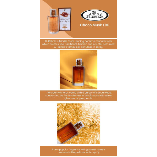 Choco Musk - Al-Rehab Eau De Spray Άρωμα (50 ml/1.65 fl. oz)- 2 πακέτο 1