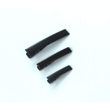 ALL in ONE DIY-hiusklipsisarja: musta erikokoinen litte yksipiikkinen alligaattoriklipsi 35 mm 46 mm 60 mm (30 kpl)