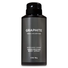 Bath & Body Works Graphite Men's Deodorizing Body Spray 3,7 Fl Oz
