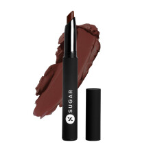 Sugar Cosmetics Matte Attack Transfer Profpress Lipstick - 05 Tan Halen (Chocolate Brown) Brown 2 G Hidratante Longo Longo final fosco acabado